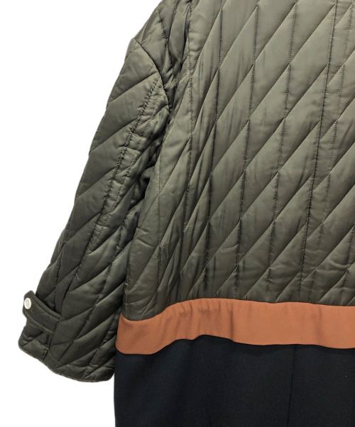 PLAN C（プランシー）Plan C (プランシー) キルティングパネル コート ネイビー サイズ:38の古着・服飾アイテム