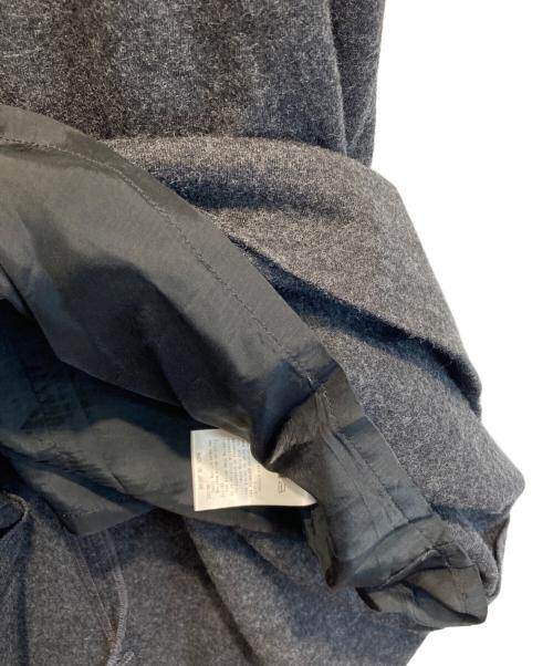 KAGURE（カグレ）kagure (カグレ) クルーネックウールボックスワンピース チャコールグレー サイズ:Freeの古着・服飾アイテム