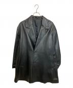 CONVERSE TOKYOコンバーストウキョウ）の古着「SHEEP LEATHER TAILORED JACKET」｜ブラック