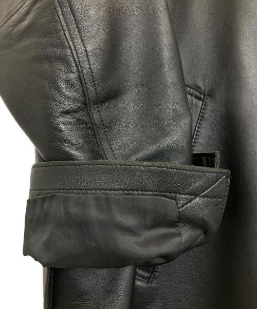 CONVERSE TOKYO（コンバーストウキョウ）CONVERSE TOKYO (コンバーストウキョウ) SHEEP LEATHER TAILORED JACKET ブラック サイズ:3の古着・服飾アイテム