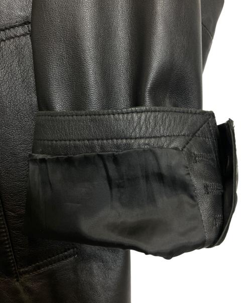 CONVERSE TOKYO（コンバーストウキョウ）CONVERSE TOKYO (コンバーストウキョウ) SHEEP LEATHER TAILORED JACKET ブラック サイズ:3の古着・服飾アイテム