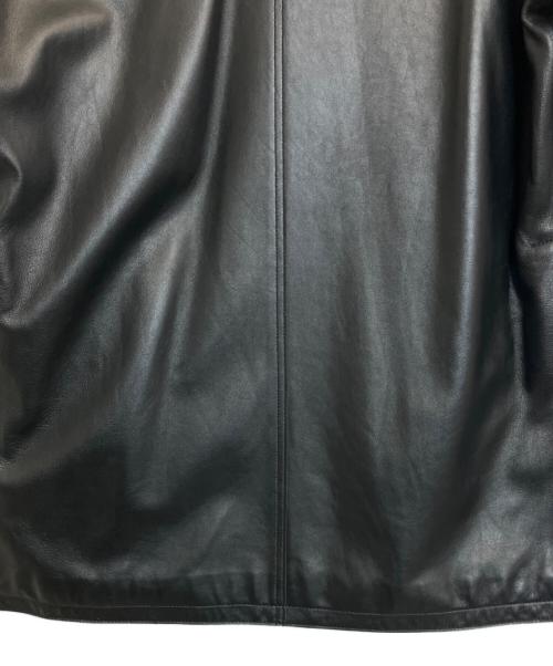 CONVERSE TOKYO（コンバーストウキョウ）CONVERSE TOKYO (コンバーストウキョウ) SHEEP LEATHER TAILORED JACKET ブラック サイズ:3の古着・服飾アイテム
