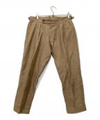 BERWICHベルウィッチ）の古着「scotch ツープリーツサイドアジャスター付きパンツ」｜ブラウン