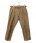 BERWICH（バーウィック）の古着「scotch ツープリーツサイドアジャスター付きパンツ」｜ブラウン