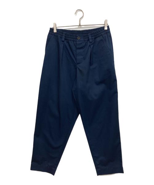 MARNI（マルニ）MARNI (マルニ) コットンツイル1Pシャーリングテーパードパンツ ネイビー サイズ:44の古着・服飾アイテム