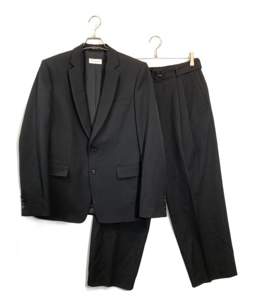 DRIES VAN NOTEN（ドリスヴァンノッテン）DRIES VAN NOTEN (ドリスヴァンノッテン) ウールセットアップ / 19AW ブラック サイズ:48の古着・服飾アイテム