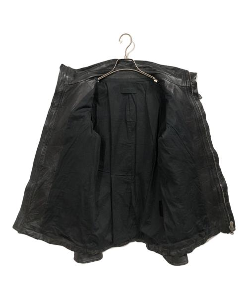 Junhashimoto（ジュンハシモト）junhashimoto (ジュンハシモト) レザージャケット ブラック サイズ:4の古着・服飾アイテム