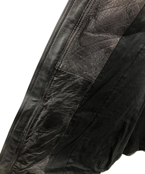 Junhashimoto（ジュンハシモト）junhashimoto (ジュンハシモト) レザージャケット ブラック サイズ:4の古着・服飾アイテム