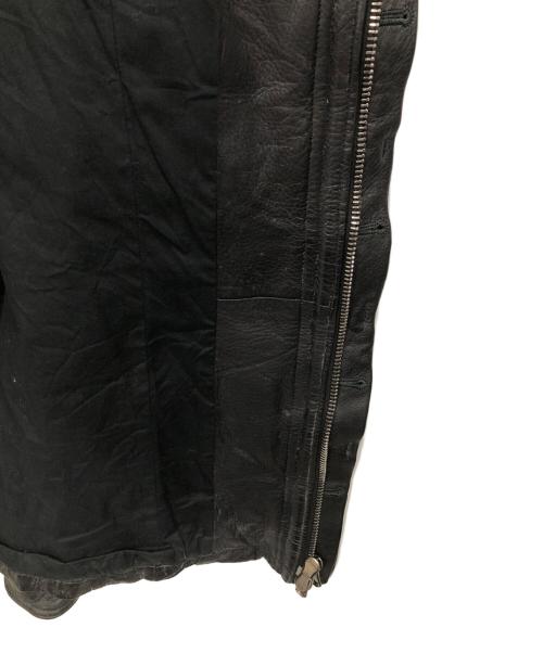 Junhashimoto（ジュンハシモト）junhashimoto (ジュンハシモト) レザージャケット ブラック サイズ:4の古着・服飾アイテム