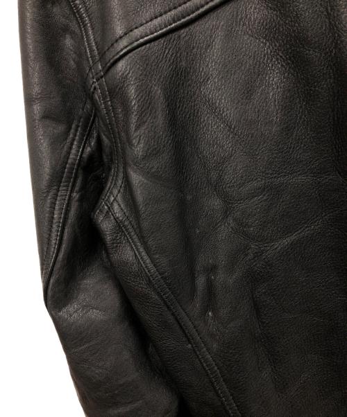 Junhashimoto（ジュンハシモト）junhashimoto (ジュンハシモト) レザージャケット ブラック サイズ:4の古着・服飾アイテム