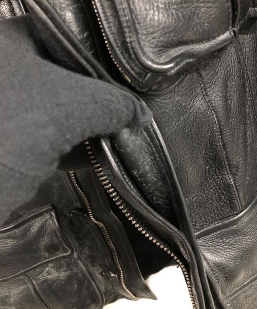 Junhashimoto（ジュンハシモト）junhashimoto (ジュンハシモト) レザージャケット ブラック サイズ:4の古着・服飾アイテム