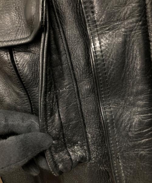 Junhashimoto（ジュンハシモト）junhashimoto (ジュンハシモト) レザージャケット ブラック サイズ:4の古着・服飾アイテム