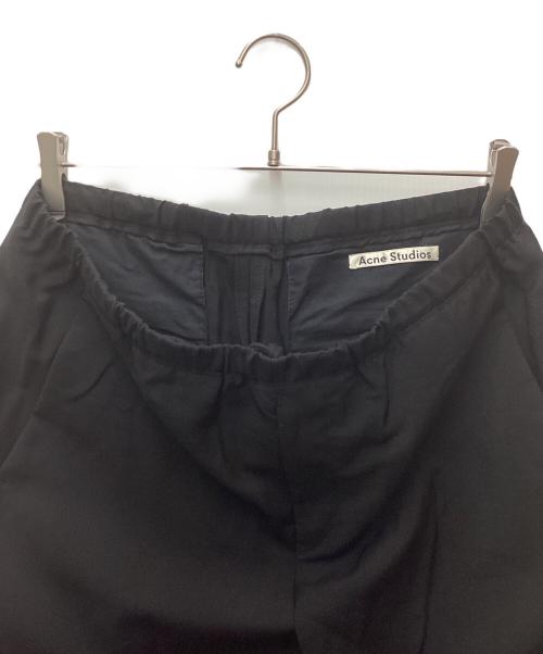 Acne studios（アクネ ストゥディオス）ACNE STUDIOS (アクネ ストゥディオス) ウールスラックス ブラック サイズ:46の古着・服飾アイテム