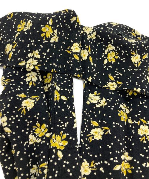FRAY ID（フレイ アイディー）FRAY ID (フレイ アイディー) 花柄ワンピース ブラック サイズ:Sの古着・服飾アイテム
