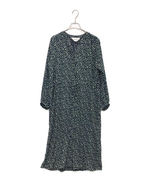 SOEJU（ソージュ）SOEJU (ソージュ) レオパード柄ワンピース ブラック サイズ:FREEの古着・服飾アイテム