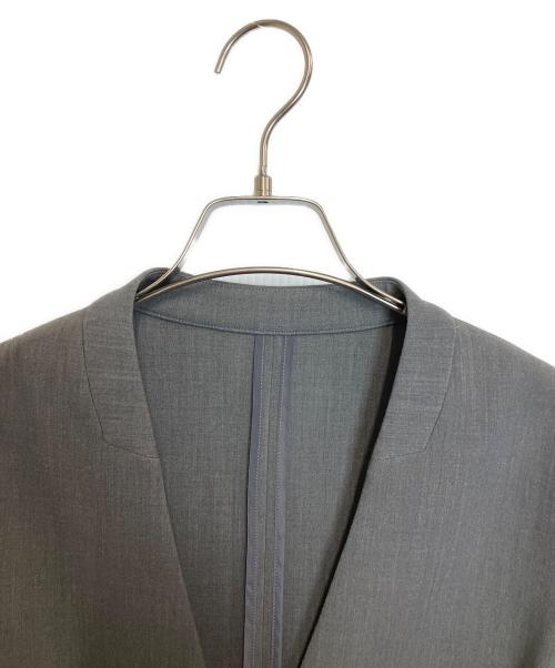 SOEJU（ソージュ）SOEJU (ソージュ) ウールライクノーカラージャケット グレー サイズ:M 未使用品の古着・服飾アイテム