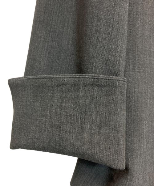 SOEJU（ソージュ）SOEJU (ソージュ) ウールライクノーカラージャケット グレー サイズ:M 未使用品の古着・服飾アイテム