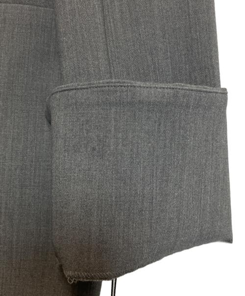 SOEJU（ソージュ）SOEJU (ソージュ) ウールライクノーカラージャケット グレー サイズ:M 未使用品の古着・服飾アイテム