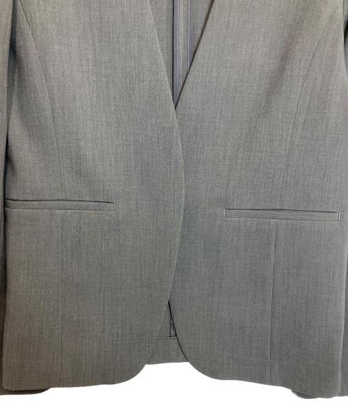 SOEJU（ソージュ）SOEJU (ソージュ) ウールライクノーカラージャケット グレー サイズ:M 未使用品の古着・服飾アイテム