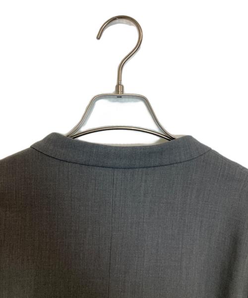 SOEJU（ソージュ）SOEJU (ソージュ) ウールライクノーカラージャケット グレー サイズ:M 未使用品の古着・服飾アイテム