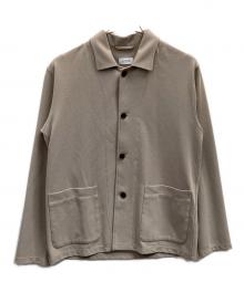 MACKINTOSH PHILOSOPHY（マッキントッシュ フィロソフィー）の古着「ストレッチミラノリブ ポロカーディガン」｜ベージュ