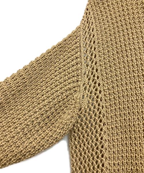 C.E（シーイー）C.E (シーイー) SIDE MESH LOOSE WAFFLE KNIT ベージュ サイズ:Mの古着・服飾アイテム