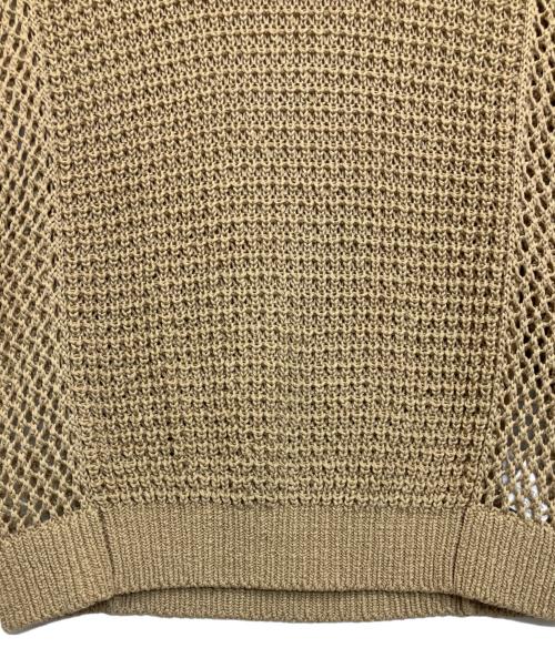 C.E（シーイー）C.E (シーイー) SIDE MESH LOOSE WAFFLE KNIT ベージュ サイズ:Mの古着・服飾アイテム