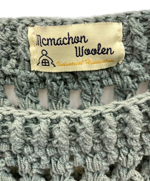 Niche.（ニッチ）Niche. (ニッチ) Mcmachan Woolen (マクマーンウーレン) メッシュニットベスト グリーン サイズ:フリーの古着・服飾アイテム