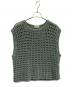 Niche.（ニッチ）の古着「メッシュニットベスト」｜グリーン
