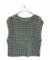 Niche. (ニッチ) Mcmachan Woolen (マクマーンウーレン) メッシュニットベスト グリーン サイズ:フリー：7000円