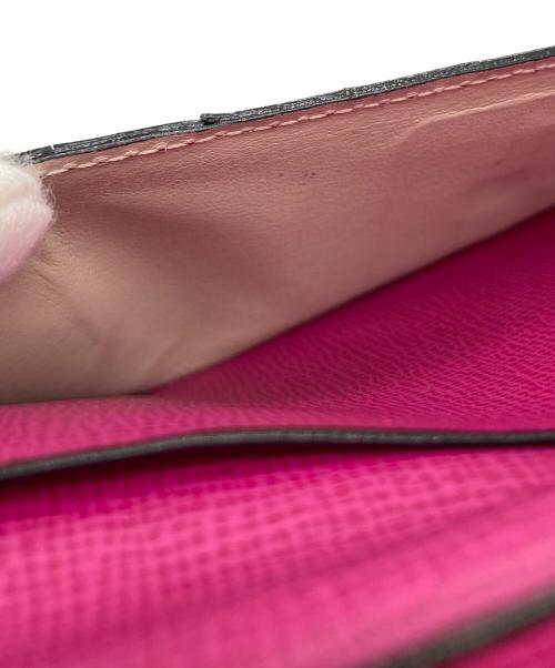 Valextra（ヴァレクストラ）Valextra (ヴァレクストラ) ヴァーティカル 12カード ピンクの古着・服飾アイテム