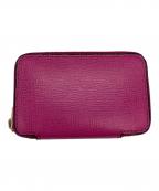 Valextraヴァレクストラ）の古着「ラウンドジップ ミニ ウォレット」｜ピンク