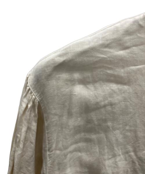 nest Robe（ネストローブ）nest Robe (ネストローブ) 袖口配色メローブラウス アイボリー サイズ:SIZE Freeの古着・服飾アイテム