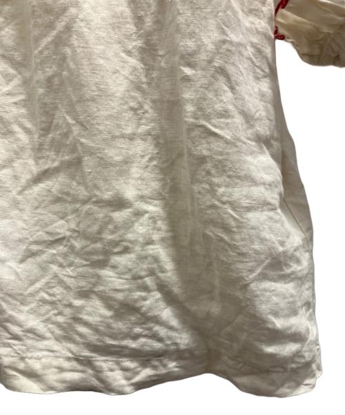 nest Robe（ネストローブ）nest Robe (ネストローブ) 袖口配色メローブラウス アイボリー サイズ:SIZE Freeの古着・服飾アイテム