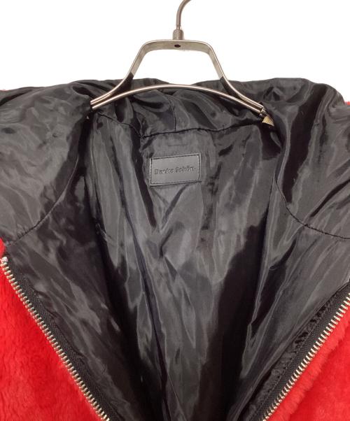 DANKE SCHON（ダンケ シェーン）DANKE SCHON (ダンケ シェーン) チェッカーファーブルゾン レッド サイズ:SIZE Fの古着・服飾アイテム