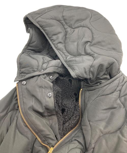 Emma Taylor（エマテイラー）Emma Taylor (エマテイラー) 美シルエット3wayキルティングフードコート ブラック サイズ:38の古着・服飾アイテム