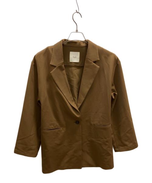 Eaphi（エフィ）Eaphi (エフィ) back ribon jacket ブラウン サイズ:フリーの古着・服飾アイテム