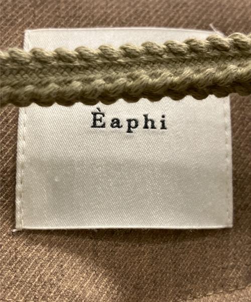 Eaphi（エフィ）Eaphi (エフィ) スリットワンピース ブラウン サイズ:SIZE SHORTの古着・服飾アイテム