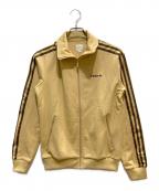 adidasアディダス）の古着「トラックジャケット」｜ベージュ×ブラウン