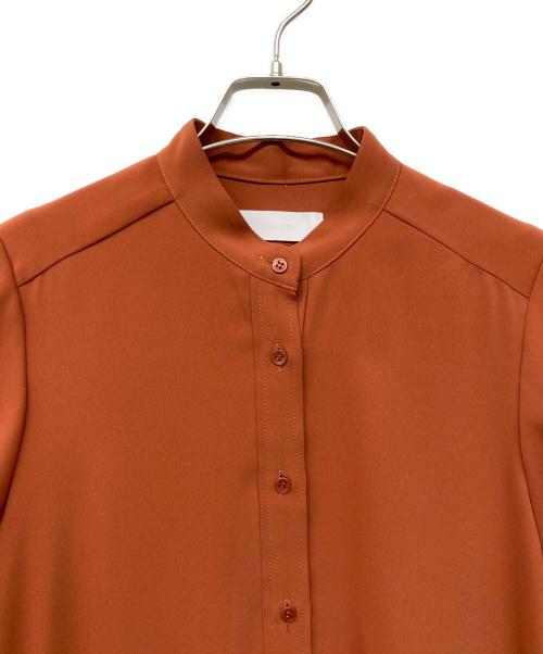 Graphpaper（グラフペーパー）Graphpaper (グラフペーパー) サテンバンドカラードレス オレンジ サイズ:00の古着・服飾アイテム