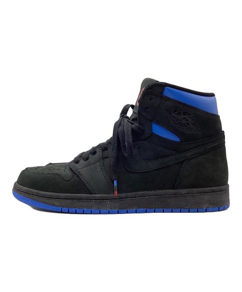 NIKE（ナイキ）NIKE (ナイキ) NIKE AIR JORDAN 1 RETRO HIGH スニーカー ブラック サイズ:US9の古着・服飾アイテム