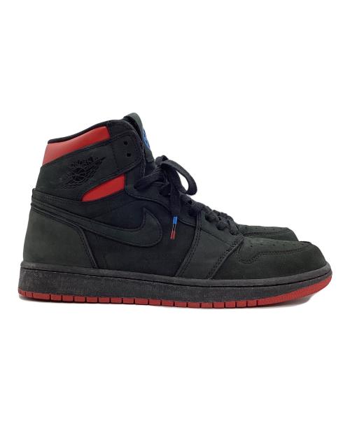NIKE（ナイキ）NIKE (ナイキ) NIKE AIR JORDAN 1 RETRO HIGH スニーカー ブラック サイズ:US9の古着・服飾アイテム