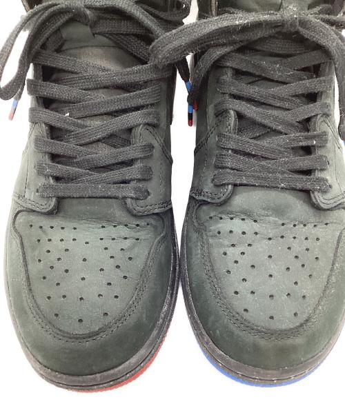 NIKE（ナイキ）NIKE (ナイキ) NIKE AIR JORDAN 1 RETRO HIGH スニーカー ブラック サイズ:US9の古着・服飾アイテム