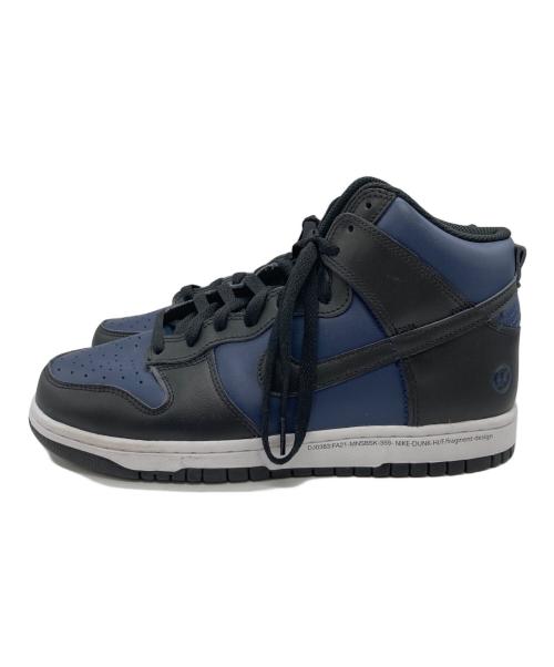 NIKE（ナイキ）NIKE (ナイキ) FRAGMENT DESIGN (フラグメントデザイン) DUNK HI / F ネイビー サイズ:26.5の古着・服飾アイテム