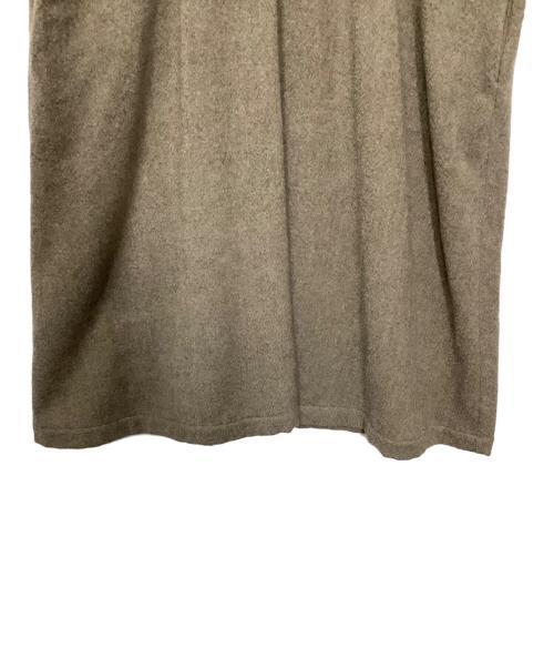 THE HANDWORKS（ザ ハンドワークス）THE HANDWORKS (ザ ハンドワークス) フロントギャザーワンピース ブラウン サイズ:Freeの古着・服飾アイテム