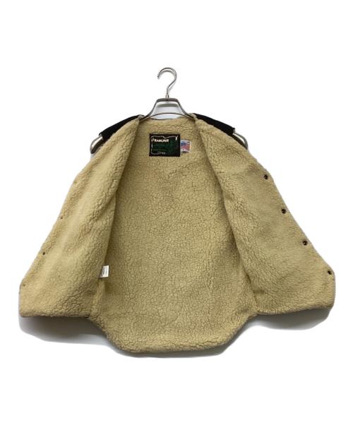 SCHOTT BROS.（ショット）SCHOTT BROS. (ショット) BACKDROP (バックドロップ) ボアベスト ブラック サイズ:Sの古着・服飾アイテム