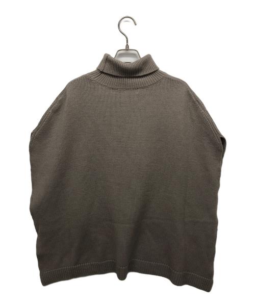 journal standard luxe（ジャーナルスタンダード ラックス）JOURNAL STANDARD LUXE (ジャーナルスタンダード リュクス) ライトジャージー タートルポンチョ グレー サイズ:Fの古着・服飾アイテム