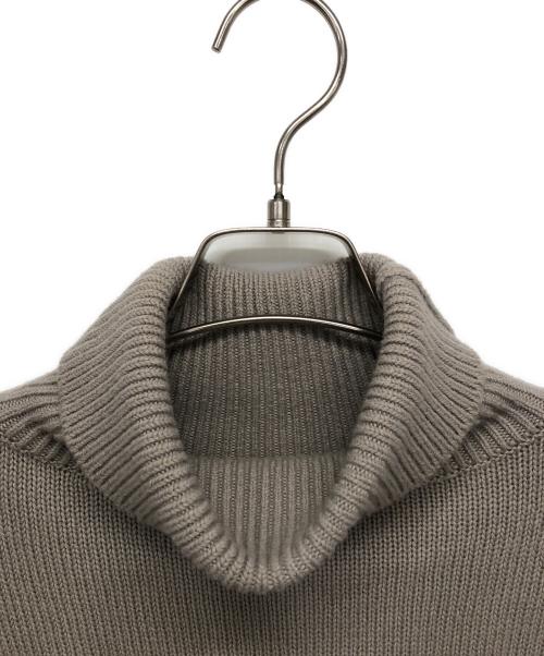 journal standard luxe（ジャーナルスタンダード ラックス）JOURNAL STANDARD LUXE (ジャーナルスタンダード リュクス) ライトジャージー タートルポンチョ グレー サイズ:Fの古着・服飾アイテム