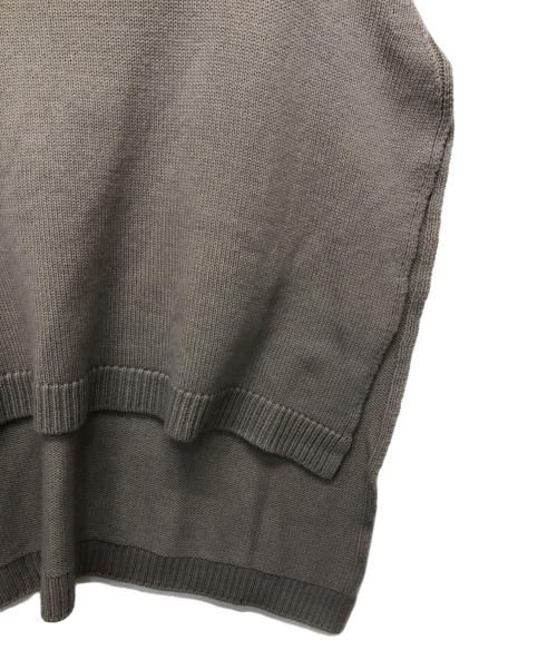 journal standard luxe（ジャーナルスタンダード ラックス）JOURNAL STANDARD LUXE (ジャーナルスタンダード リュクス) ライトジャージー タートルポンチョ グレー サイズ:Fの古着・服飾アイテム