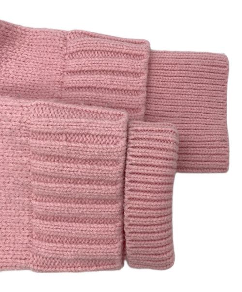 ASTRAET（アストラット）ASTRAET (アストラット) ダブルリブ ハイネックニット ピンク サイズ:FREEの古着・服飾アイテム